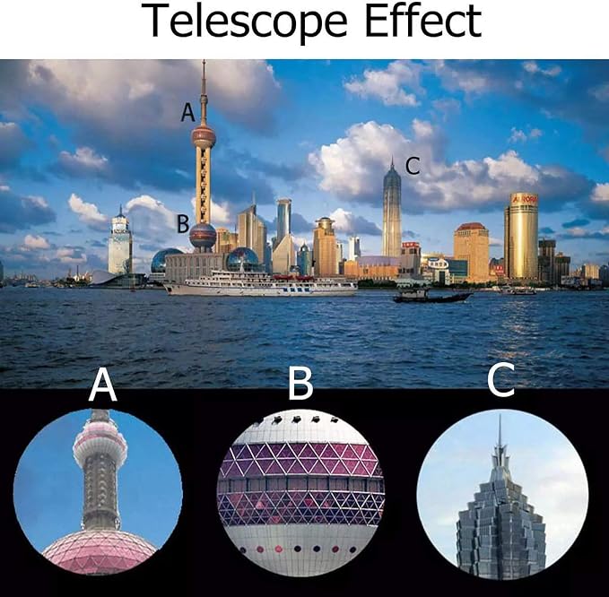 TELESCOPIO DE ALTA DEFINICIÓN CON TRÍPODE